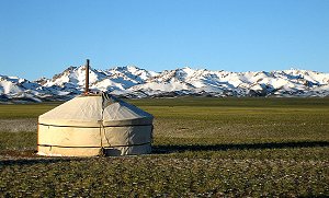 A Mongolian ger (wikipedia)